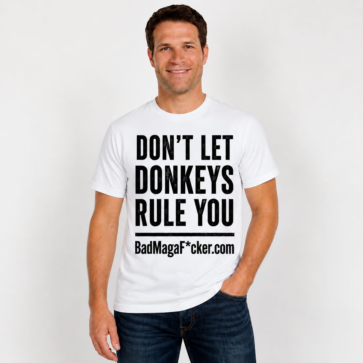 DON'T LET DONKEYS RULE YOU Pro Trump T-shirt