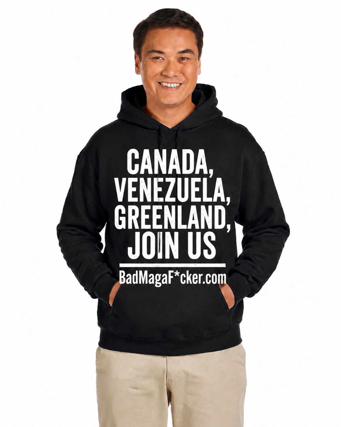 CANADA, VENEZUELA, GREENLAND, JOIN US Hoodie