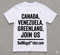 CANADA, VENEZUELA, GREENLAND, JOIN US Pro Trump T-shirt